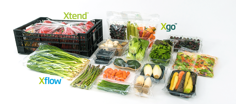 StePac Packaging full product range of sustainable plastic packaging wrap and various fruits and vegetables