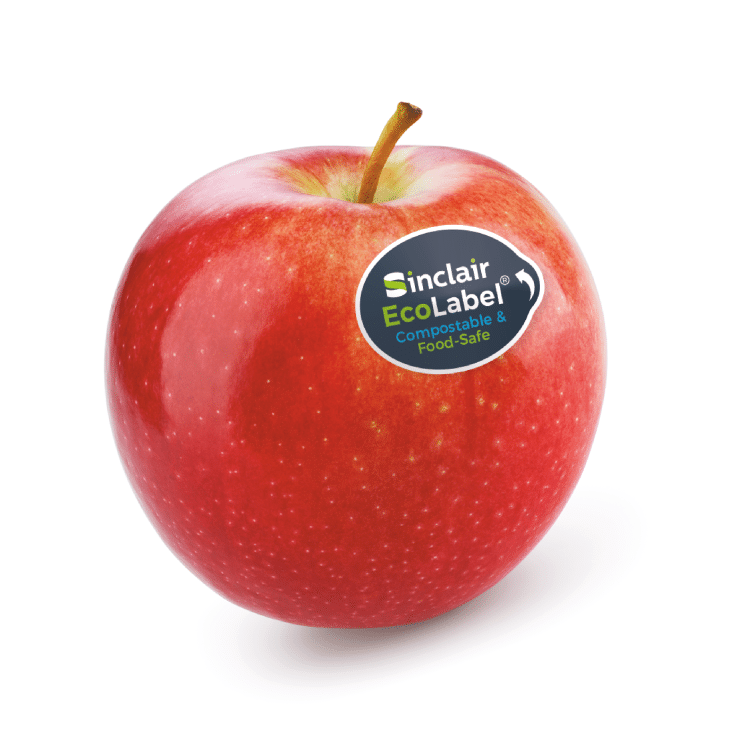 J-Tech Systems Naturpac brand Sinclair Ecolabel fruit stickers